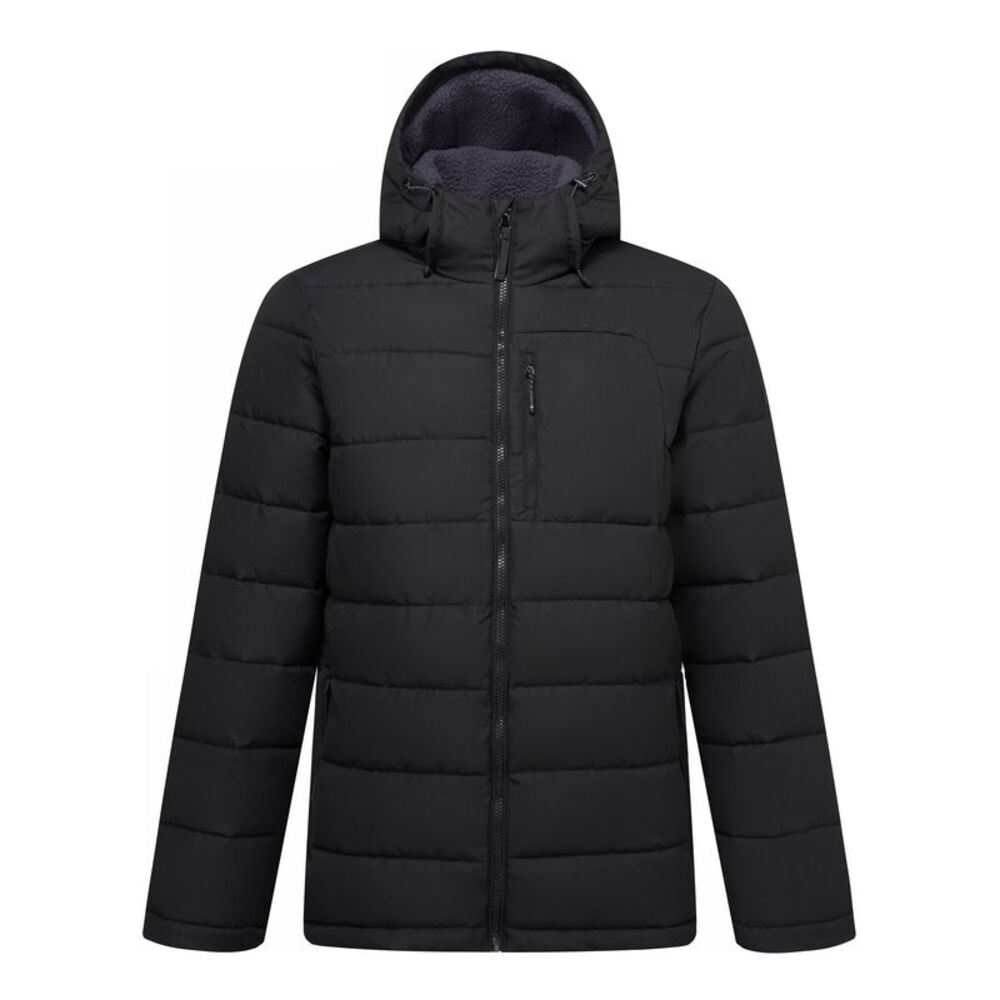 Regatta Mens Frankie Padded Jacket / Black/Iron